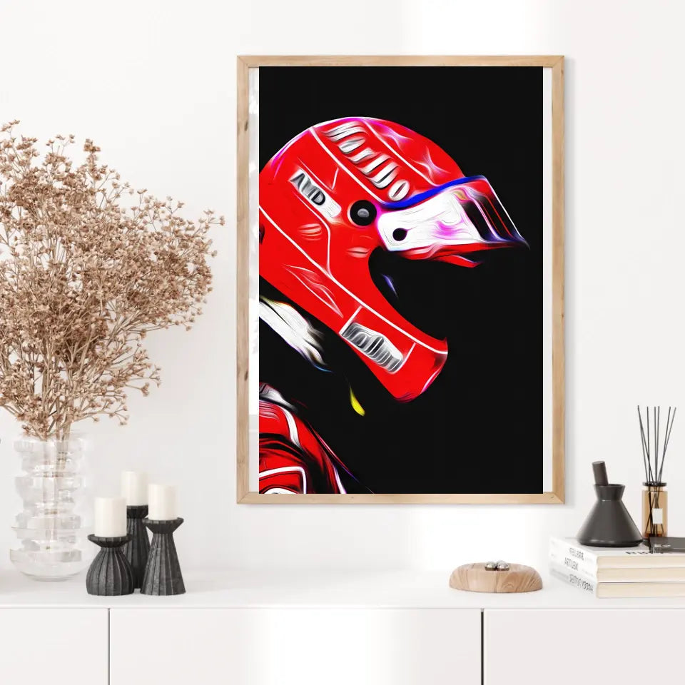 Affiche ou Tableau Michael Schumacher Ferrari 2006 Formule 1