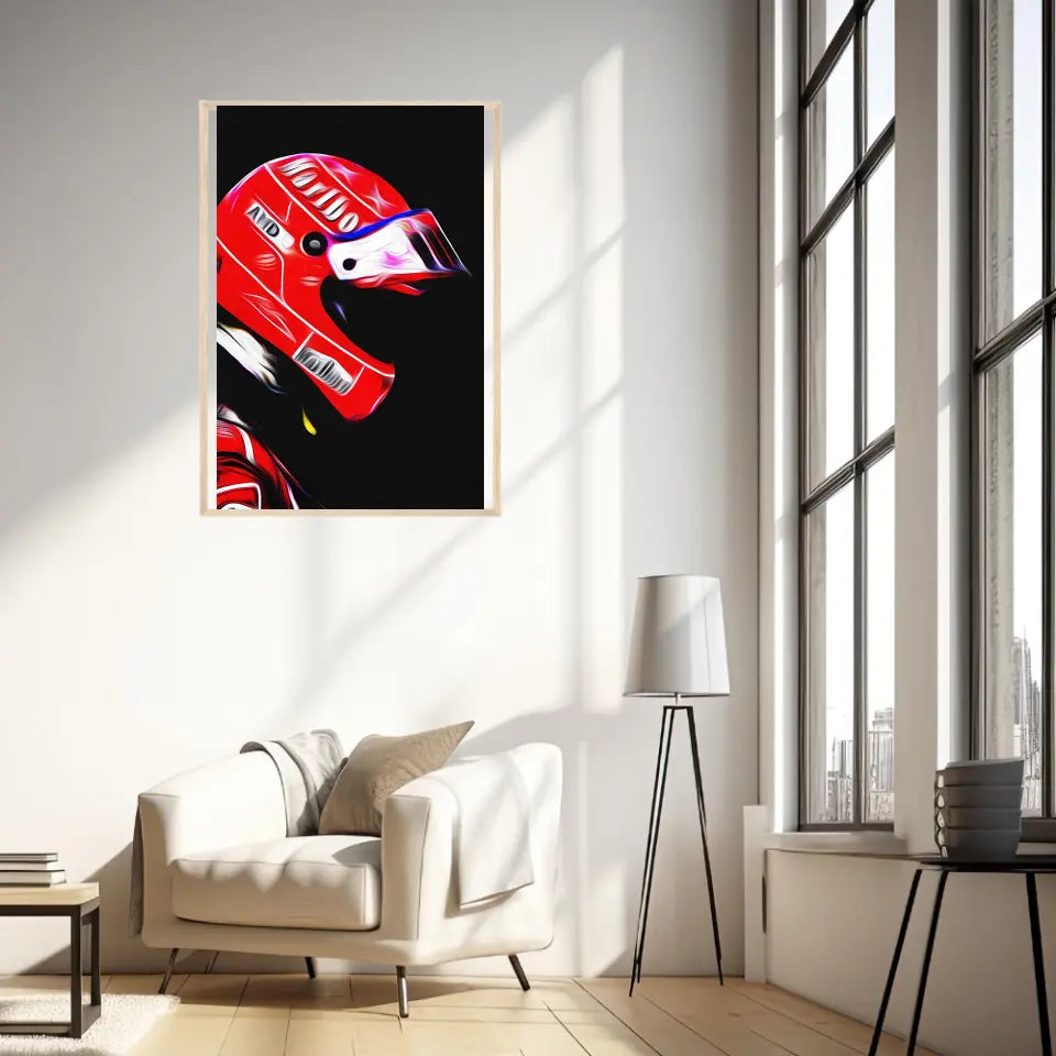 Affiche ou Tableau Michael Schumacher Ferrari 2006 Formule 1