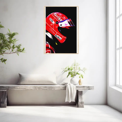 Affiche ou Tableau Michael Schumacher Ferrari 2006 Formule 1