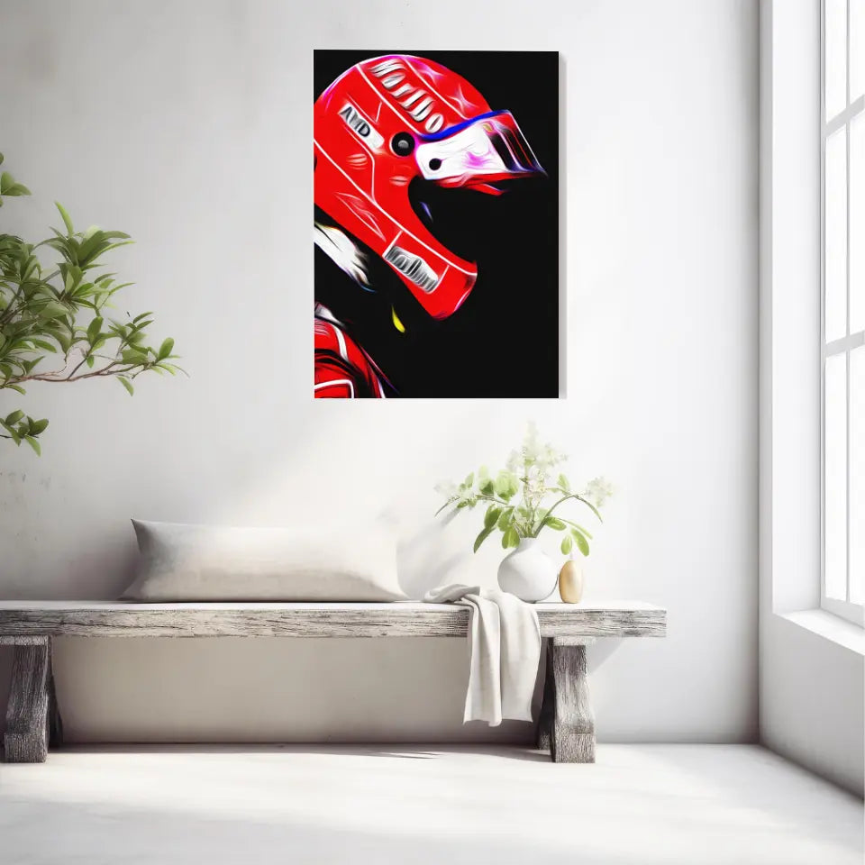 Affiche ou Tableau Michael Schumacher Ferrari 2006 Formule 1