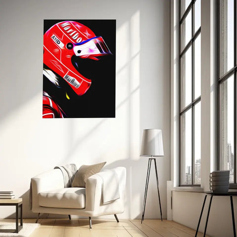 Affiche ou Tableau Michael Schumacher Ferrari 2006 Formule 1