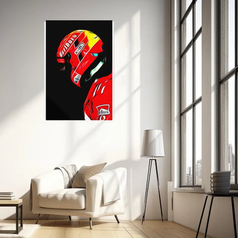 Affiche ou Tableau Michael Schumacher Ferrari 2005 Formule 1
