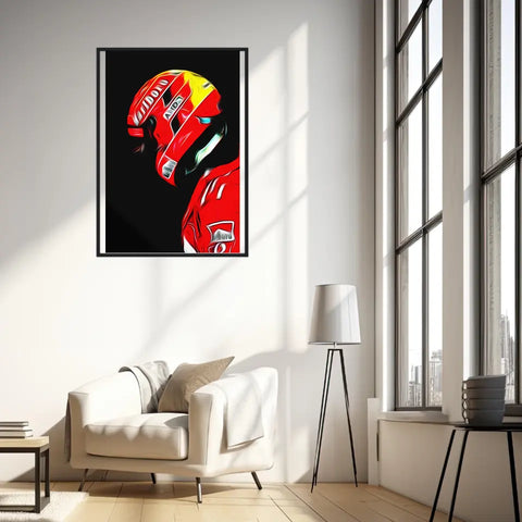 Affiche ou Tableau Michael Schumacher Ferrari 2005 Formule 1