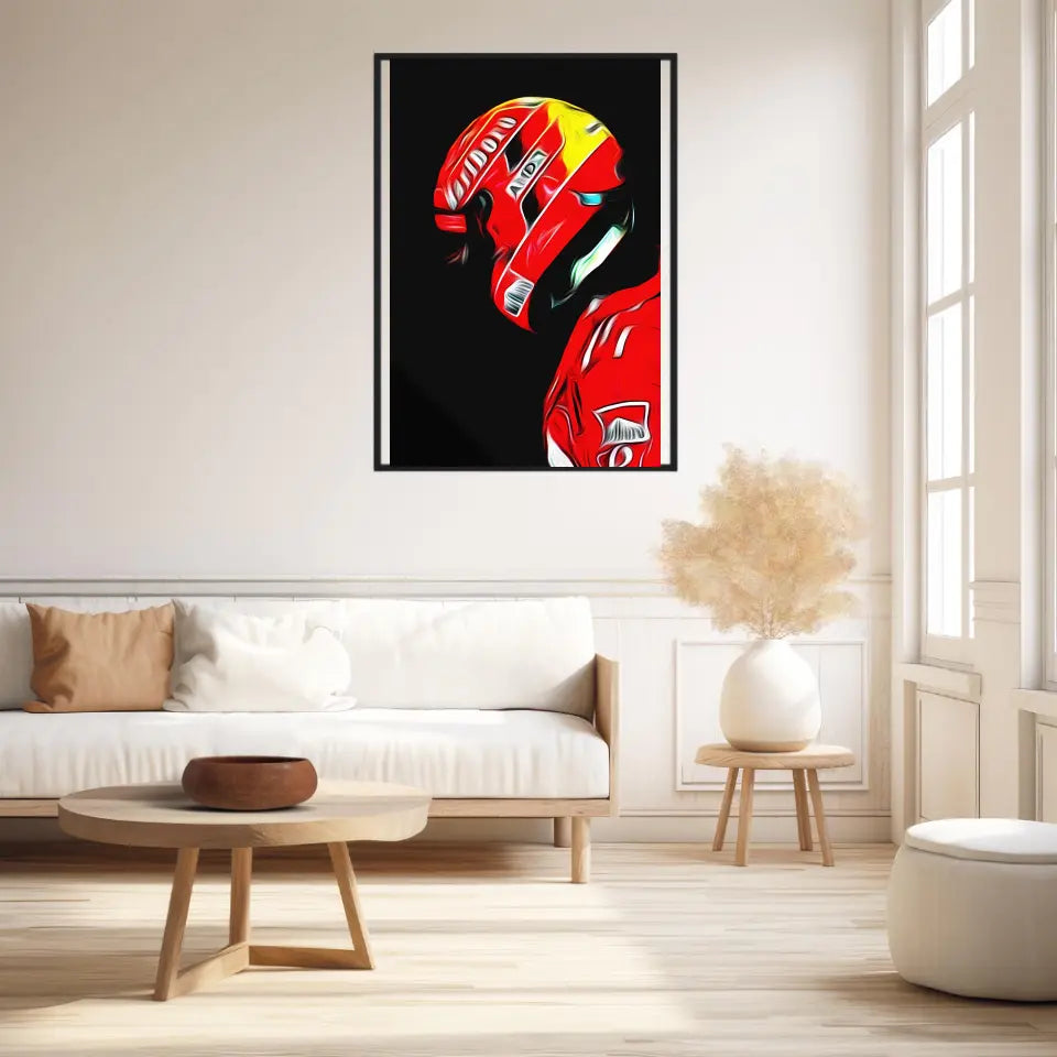 Affiche ou Tableau Michael Schumacher Ferrari 2005 Formule 1