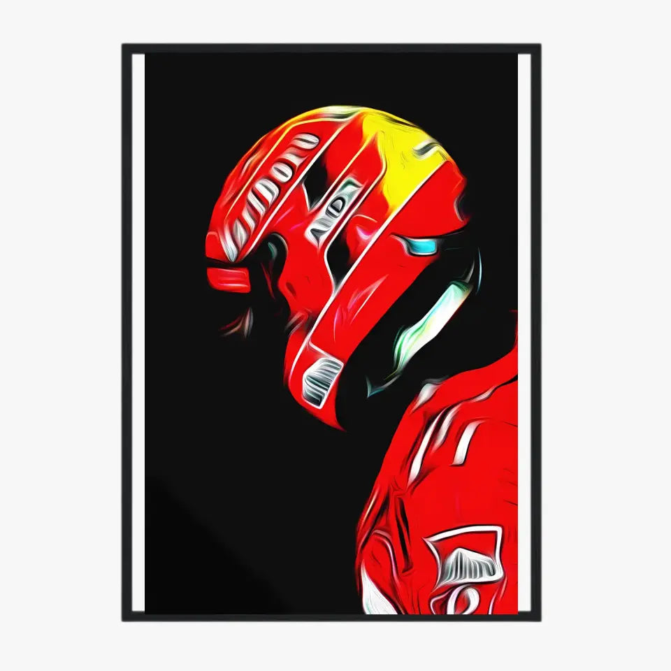 Affiche ou Tableau Michael Schumacher Ferrari 2005 Formule 1