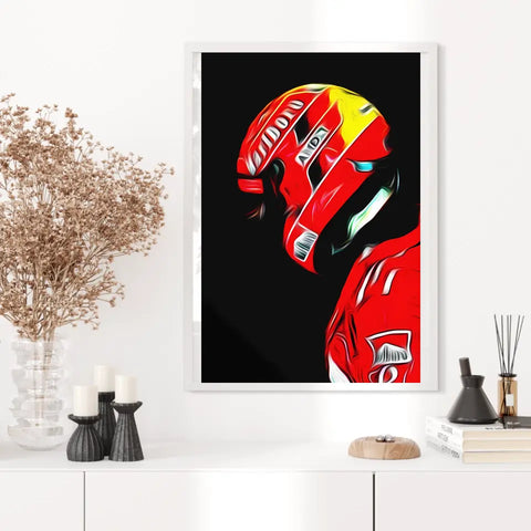 Affiche ou Tableau Michael Schumacher Ferrari 2005 Formule 1
