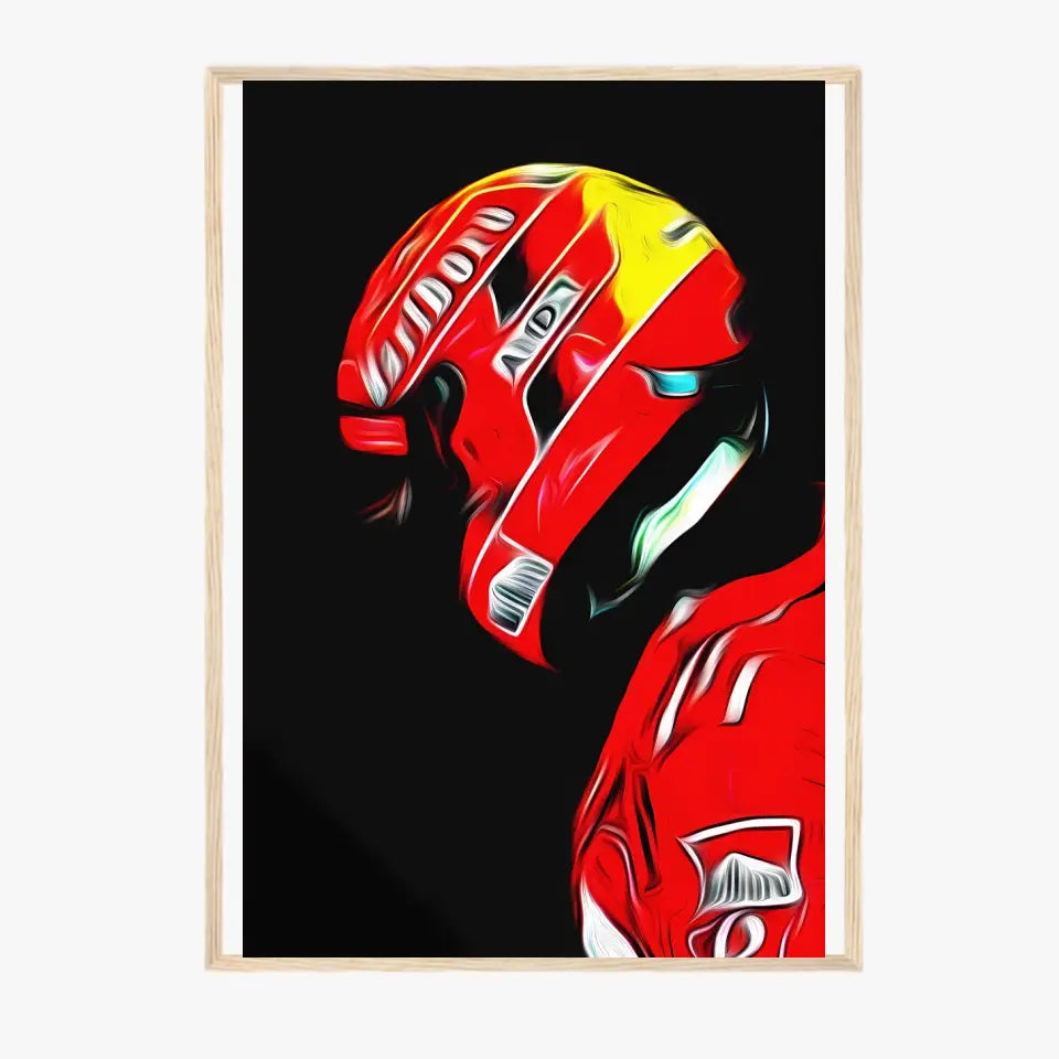 Affiche ou Tableau Michael Schumacher Ferrari 2005 Formule 1