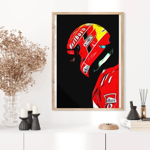 Affiche ou Tableau Michael Schumacher Ferrari 2005 Formule 1