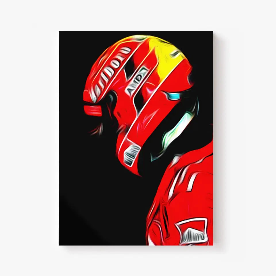 Affiche ou Tableau Michael Schumacher Ferrari 2005 Formule 1