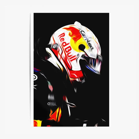 Affiche ou Tableau Max Verstappen Red Bull 2021 Formule 1