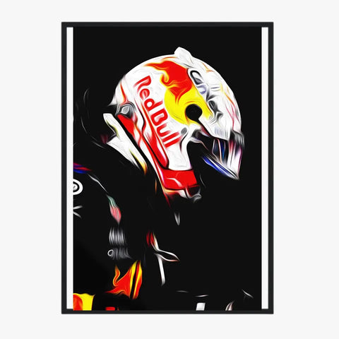 Affiche ou Tableau Max Verstappen Red Bull 2021 Formule 1