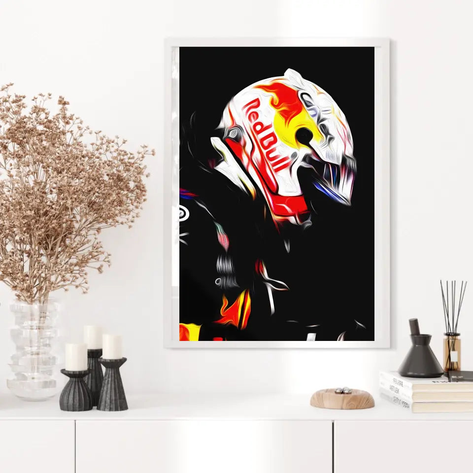 Affiche ou Tableau Max Verstappen Red Bull 2021 Formule 1