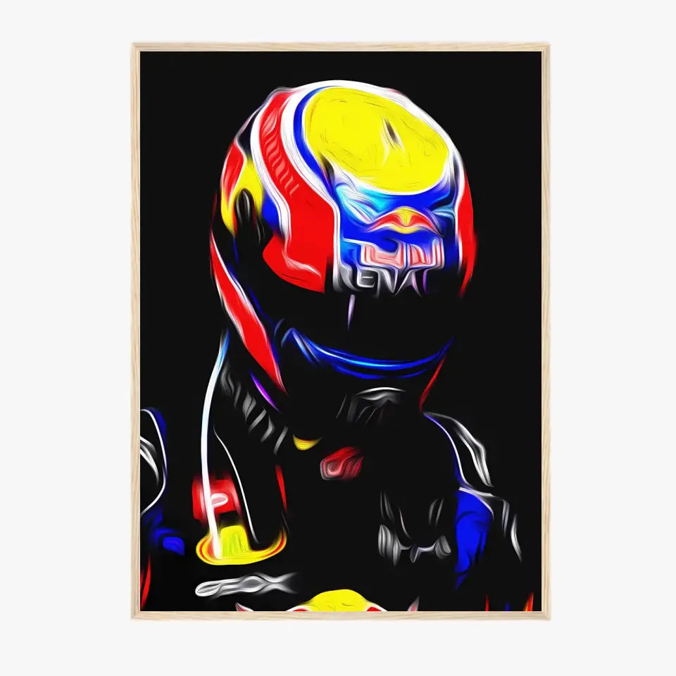 Affiche ou Tableau Mark Webber Red Bull 2013 Formule 1