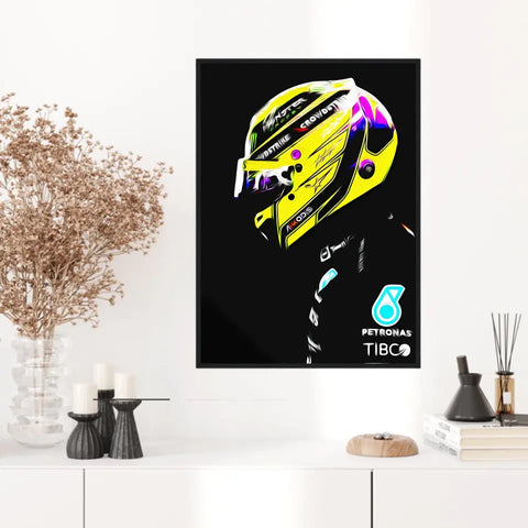 Affiche ou Tableau Lewis Hamilton Mercedes 2022 Formule 1