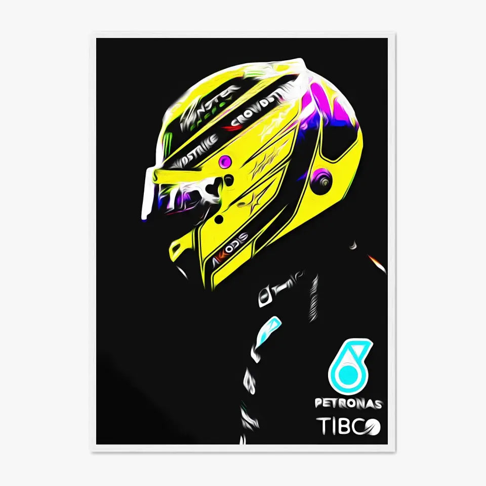 Affiche ou Tableau Lewis Hamilton Mercedes 2022 Formule 1