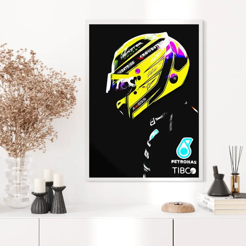 Affiche ou Tableau Lewis Hamilton Mercedes 2022 Formule 1