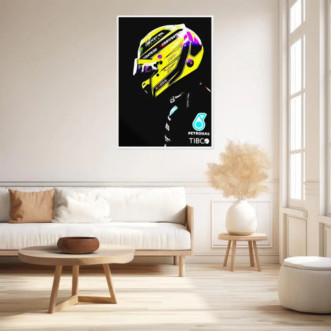 Affiche ou Tableau Lewis Hamilton Mercedes 2022 Formule 1