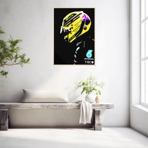 Affiche ou Tableau Lewis Hamilton Mercedes 2022 Formule 1