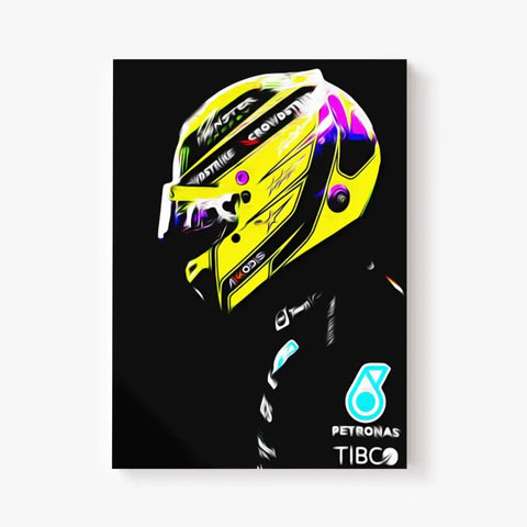 Affiche ou Tableau Lewis Hamilton Mercedes 2022 Formule 1