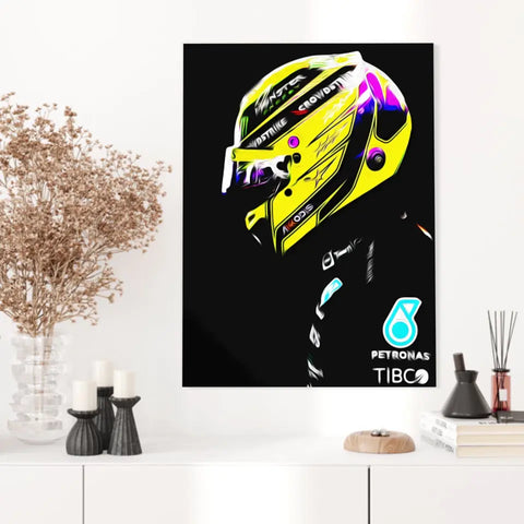 Affiche ou Tableau Lewis Hamilton Mercedes 2022 Formule 1