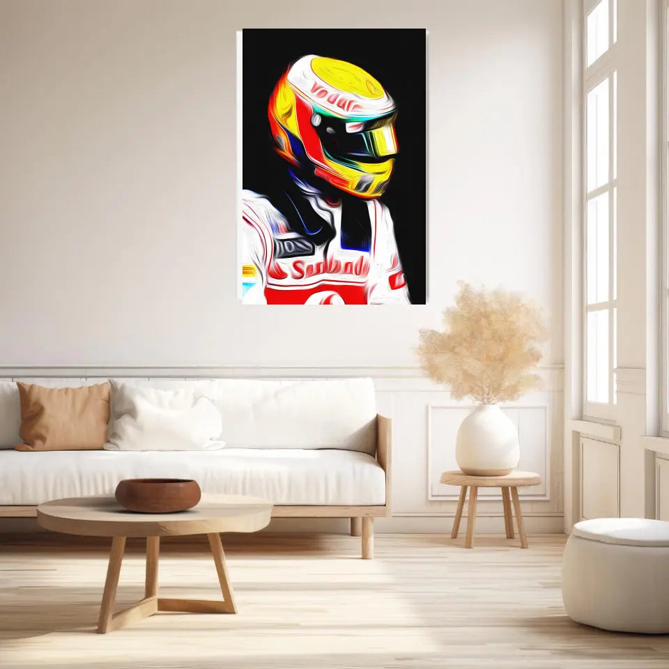 Affiche ou Tableau Lewis Hamilton McLaren 2012 Formule 1