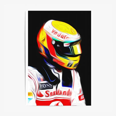 Affiche ou Tableau Lewis Hamilton McLaren 2012 Formule 1