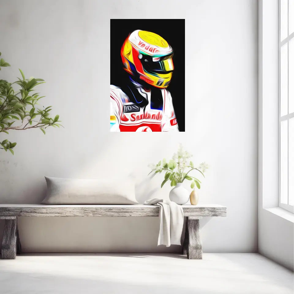 Affiche ou Tableau Lewis Hamilton McLaren 2012 Formule 1