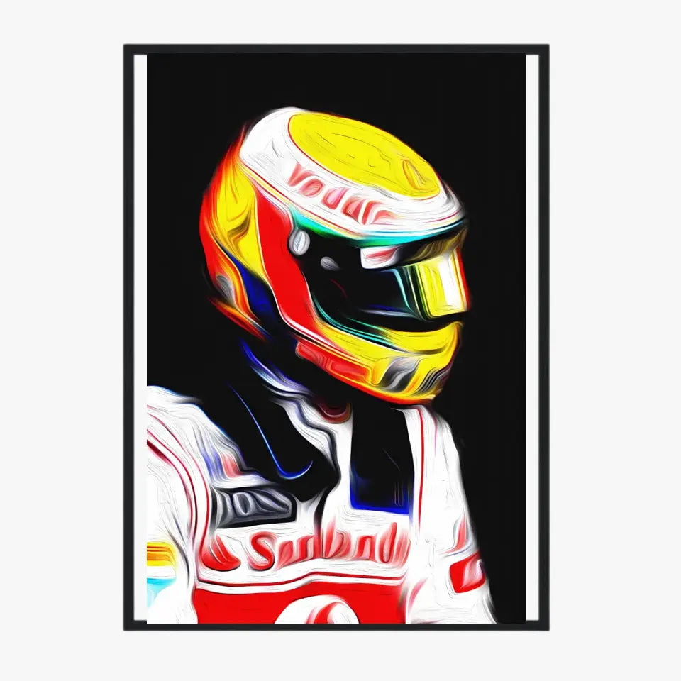 Affiche ou Tableau Lewis Hamilton McLaren 2012 Formule 1