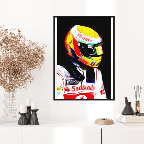 Affiche ou Tableau Lewis Hamilton McLaren 2012 Formule 1