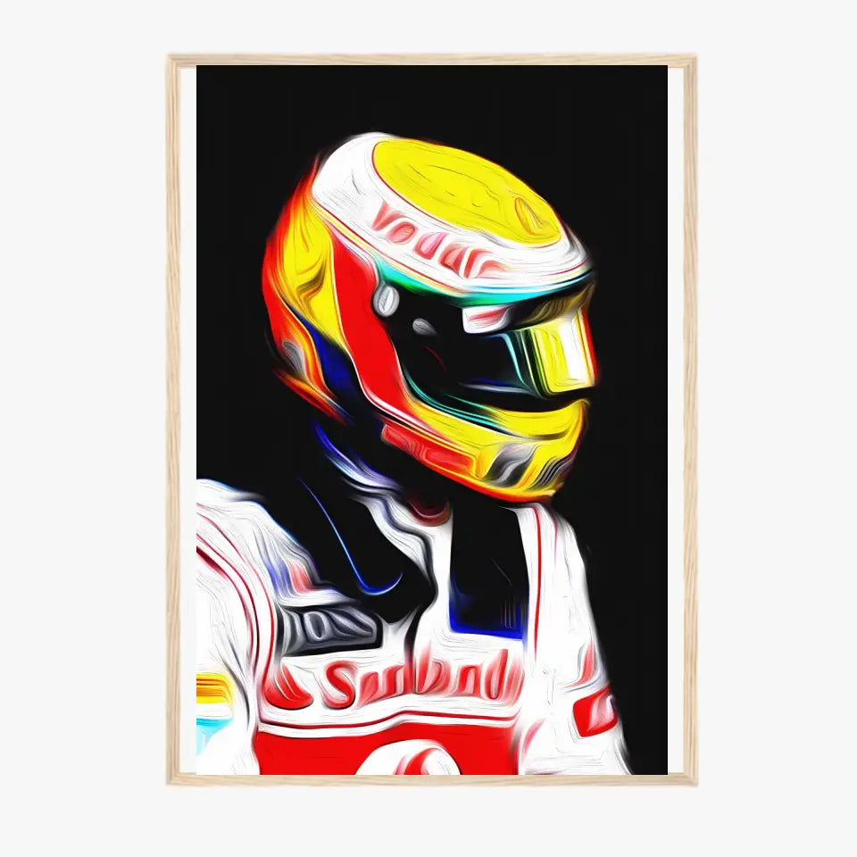 Affiche ou Tableau Lewis Hamilton McLaren 2012 Formule 1