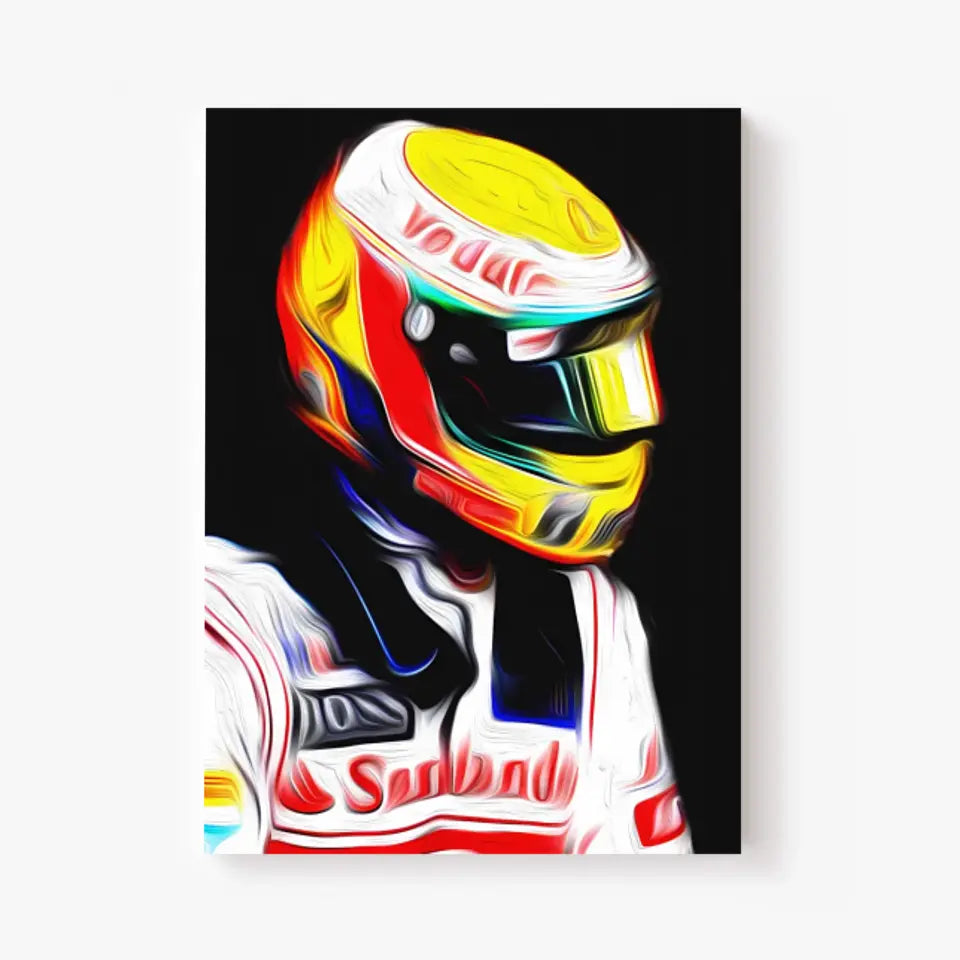 Affiche ou Tableau Lewis Hamilton McLaren 2012 Formule 1