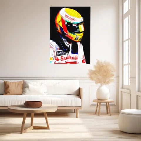 Affiche ou Tableau Lewis Hamilton McLaren 2012 Formule 1