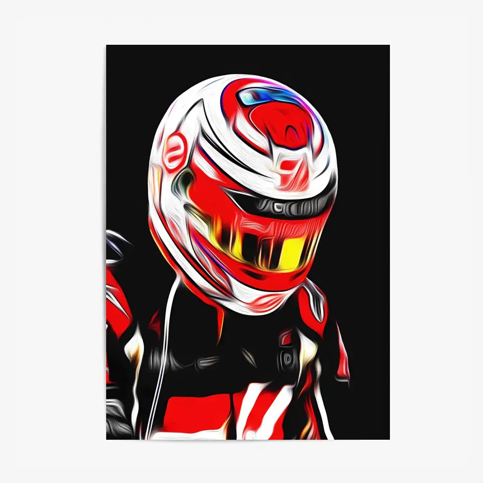 Affiche ou Tableau Kevin Magnussen Haas 2018 Formule 1