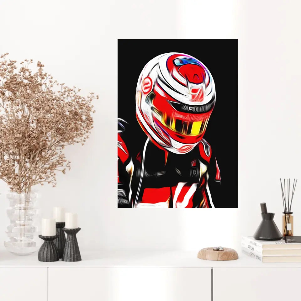 Affiche ou Tableau Kevin Magnussen Haas 2018 Formule 1