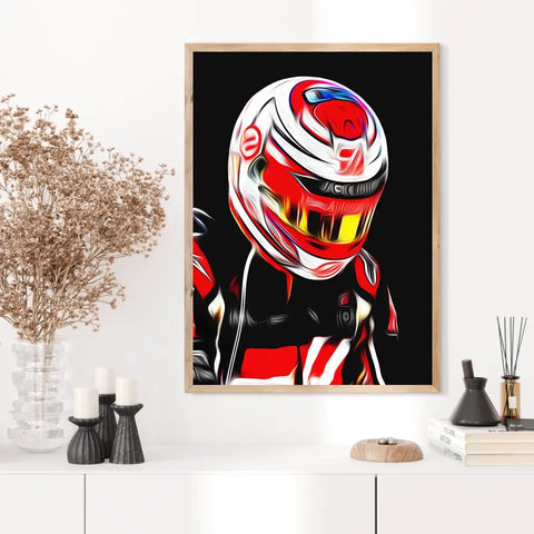 Affiche ou Tableau Kevin Magnussen Haas 2018 Formule 1
