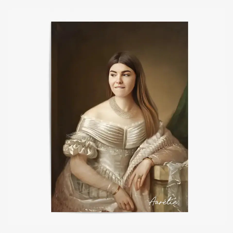 Tableau Personnalisé Portrait de Femme Marie-Christine de Savoie