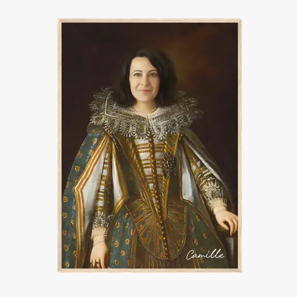 Tableau Personnalisé Portrait de Femme Marguerite de Médicis Duchesse de Parme et Plaisance