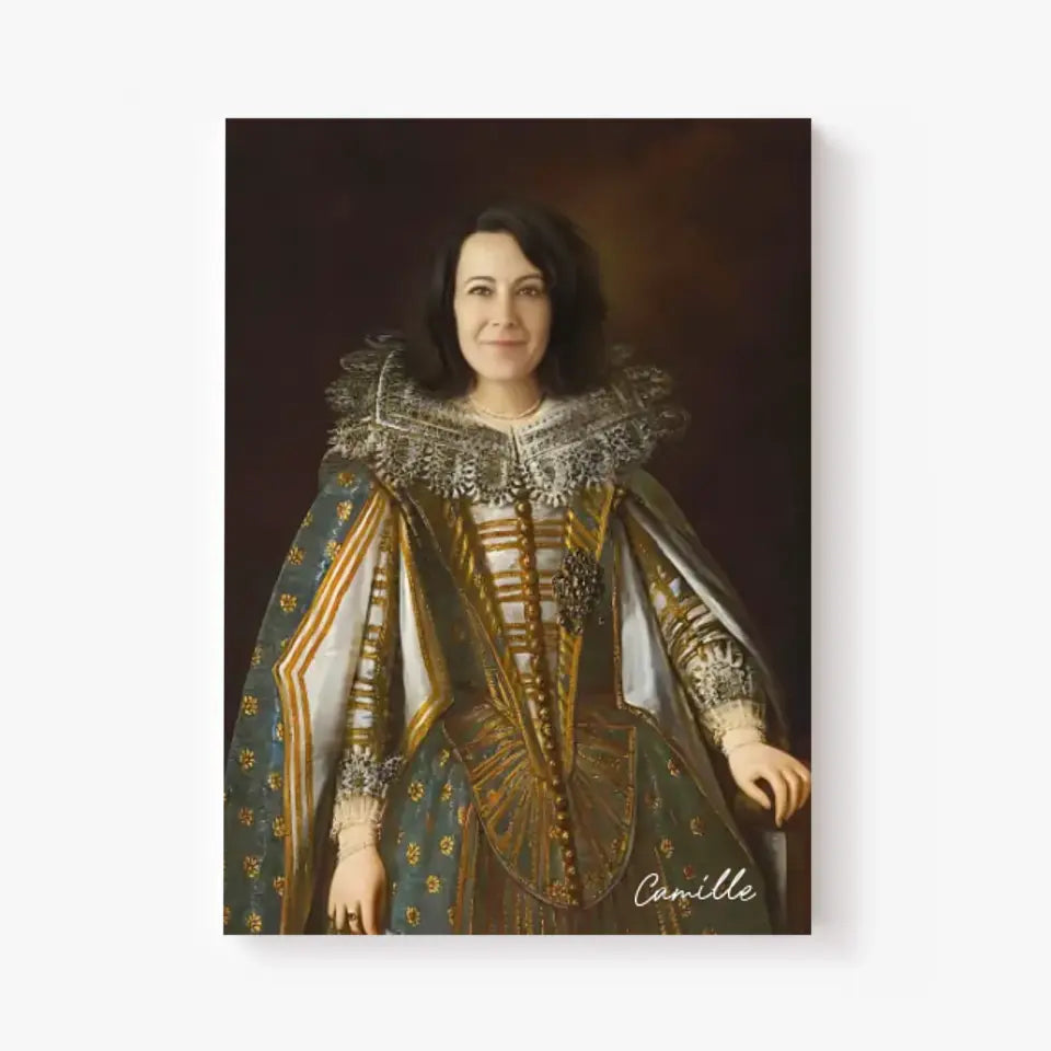 Tableau Personnalisé Portrait de Femme Marguerite de Médicis Duchesse de Parme et Plaisance