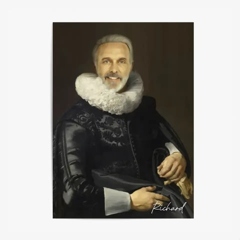 Tableau Homme Portrait Personnalisé Thomas de Keyser