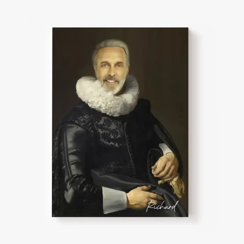 Tableau Homme Portrait Personnalisé Thomas de Keyser