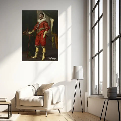 Tableau Homme Portrait Personnalisé Charles Ier roi d'Angleterre