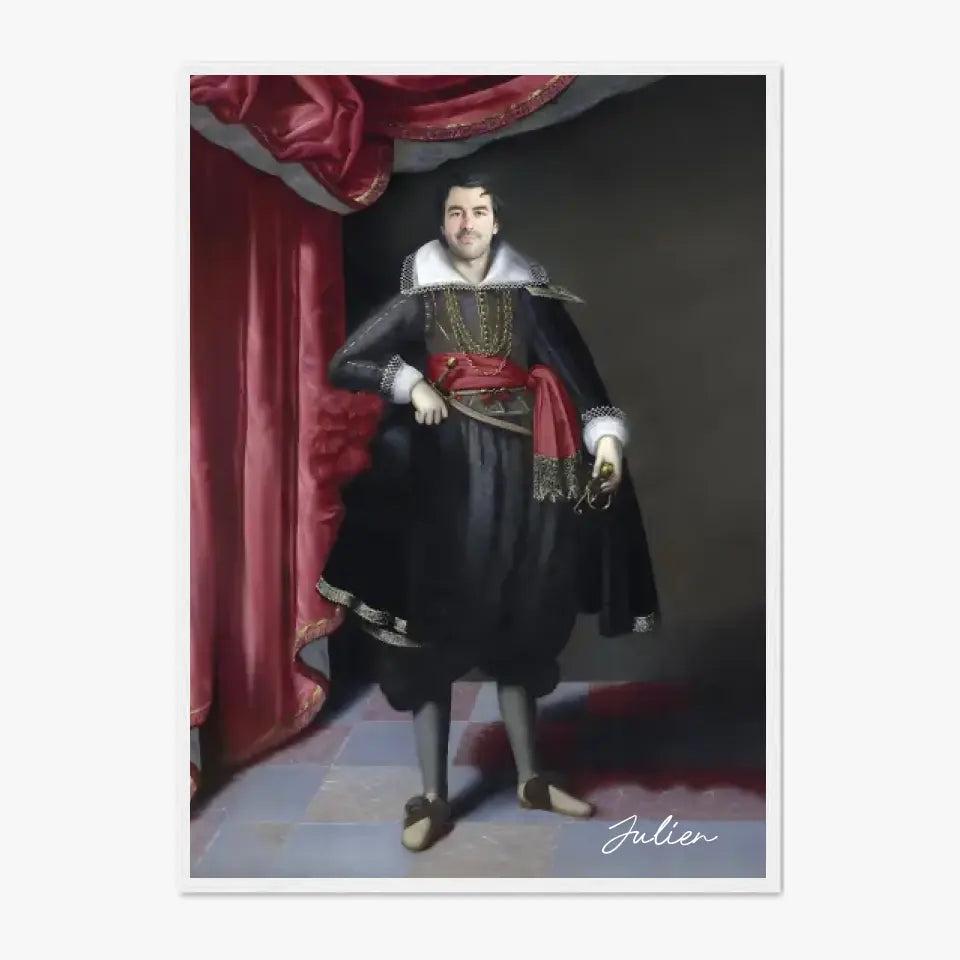 Tableau Homme Portrait Personnalisé Robert Rich 2e comte de Warwick