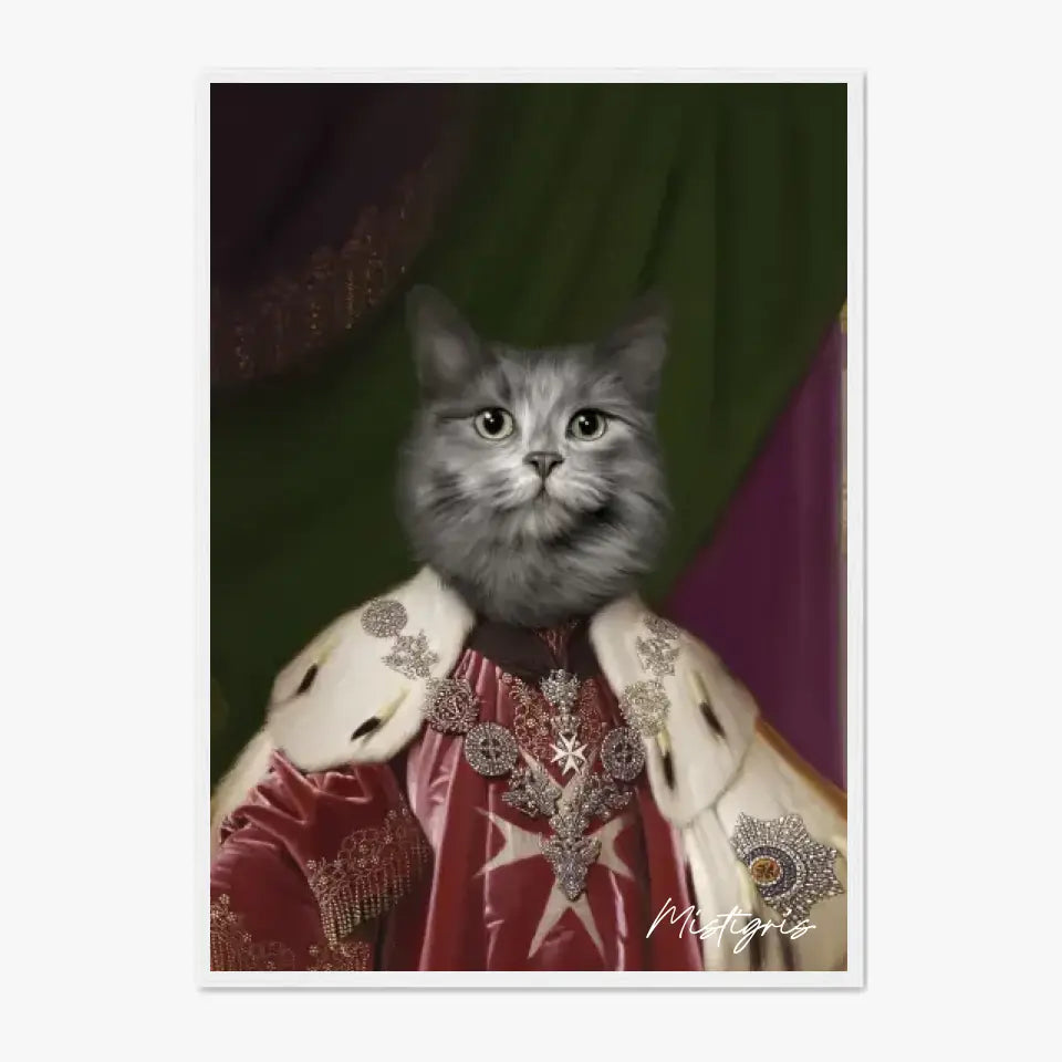 Tableau Animaux Portrait Personnalisé Renaissance Roi Paul Ier de Russie