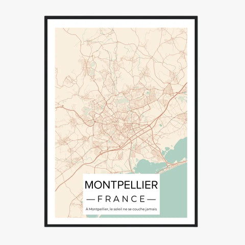 Affiche Ville Personnalisée