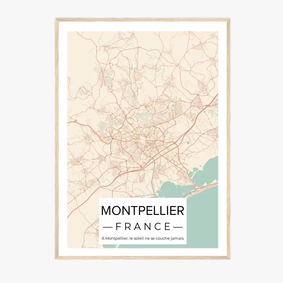 Affiche Ville Personnalisée