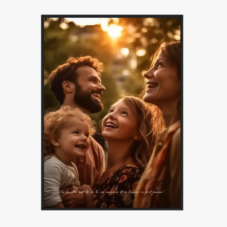 Tableau Personnalisé Photo Famille