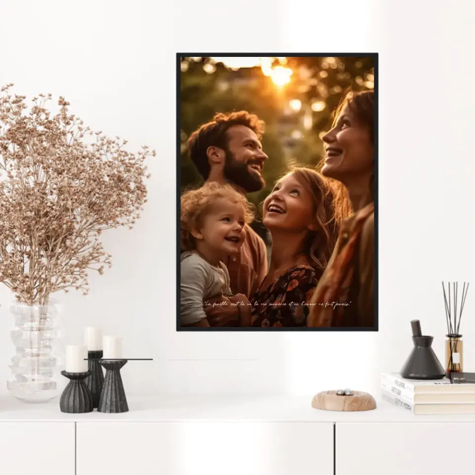 Tableau Personnalisé Photo Famille