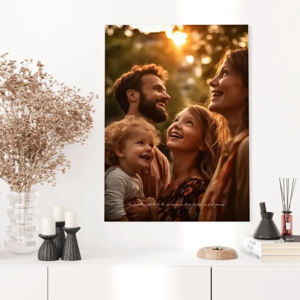 Tableau Personnalisé Photo Famille