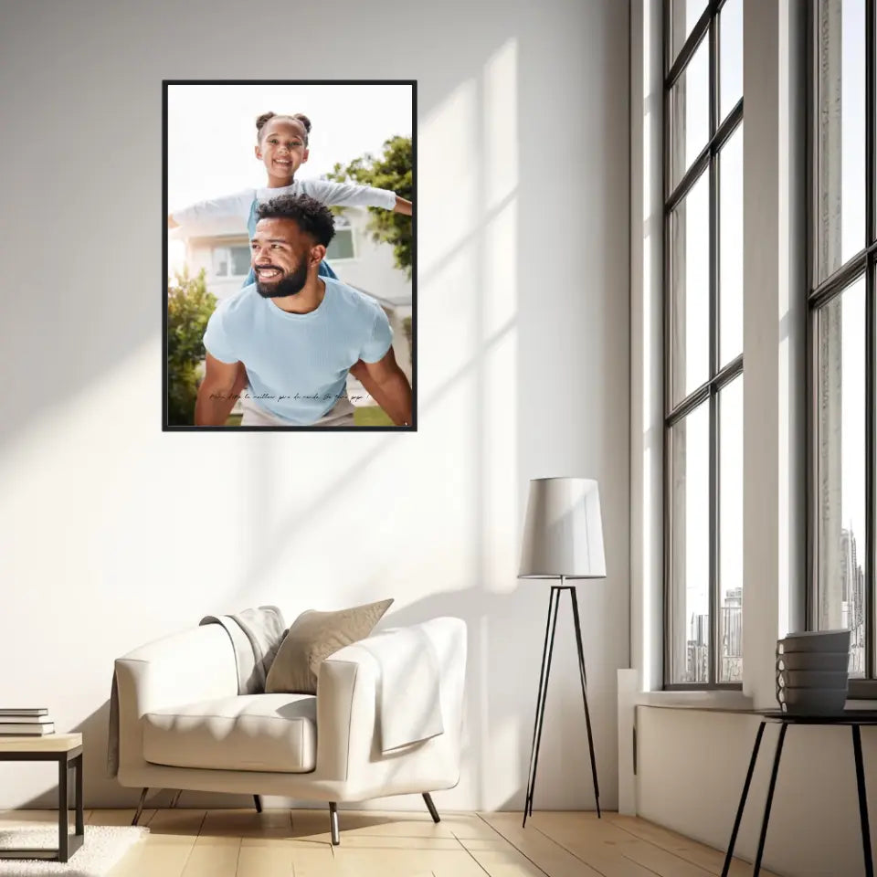 Tableau Personnalisé Photo Papa