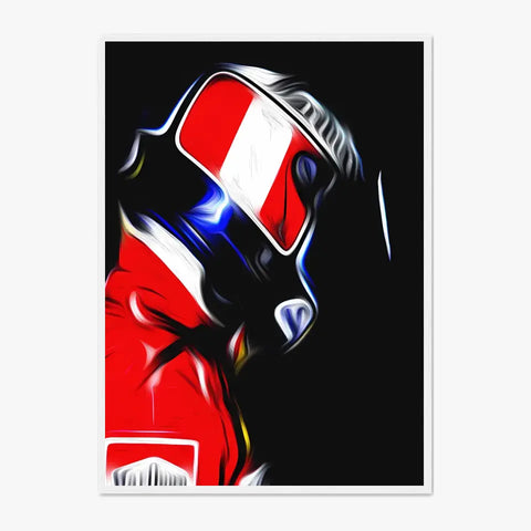 Affiche ou Tableau Gerhard Berger Ferrari 1989 Formule 1